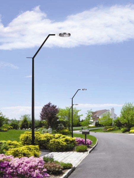 Mât d'éclairage public en aluminium - décoratif_2