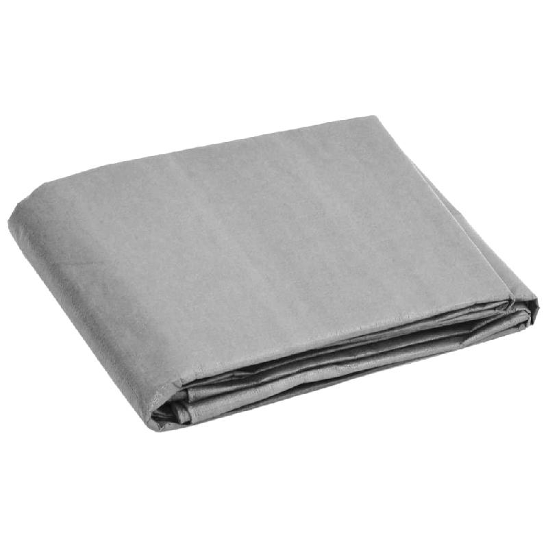 Vidaxl bâche 180 g/m² 3x5 m gris pehd 151484_1