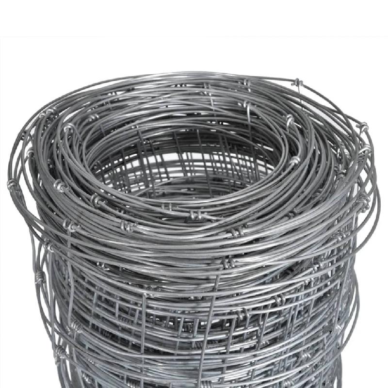 Vidaxl clôture de jardin acier galvanisé 50x1,25 m argenté 149502_1