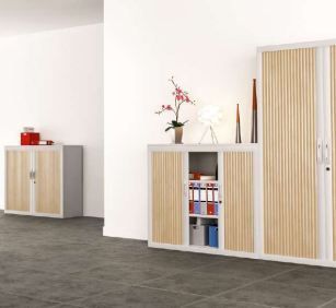 Armoire de rangement à rideaux métalliques - monobloc métallique avec rideaux PVC M1, 7 hauteurs et 4 largeurs disponibles_1