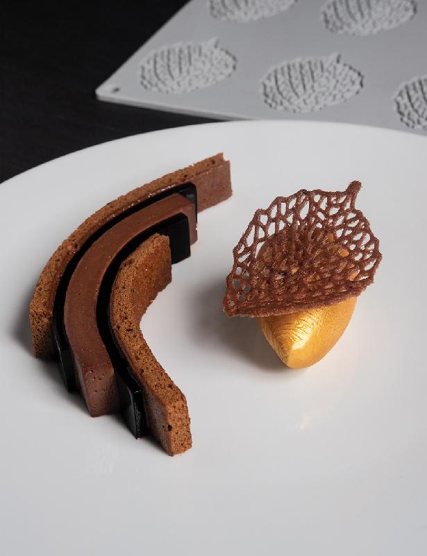Leaf - Moule en silicone Gourmand Horeca Pavoni Italia - 8 empreintes_1