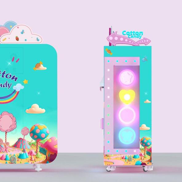 Machine à barbe à papa automatique 2800W M3 - Temps de fabrication 80 à 130 s/p - FESTI MARKET - Ref FM-M3-CSC_1