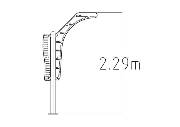 Équipement de fitness extérieur pour rééducation et remise en forme - Gym Finger & Arm Stretch - 8061227 - Hags_1