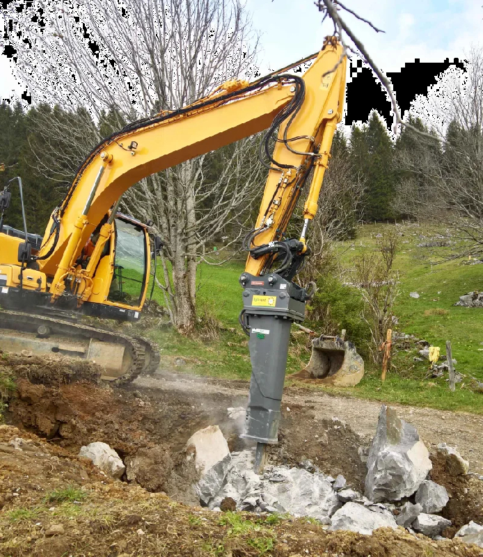 Marteau hydraulique Egli - Haute performance pour pelles 1.3 à 70 t - 95 à 4200 kg_1