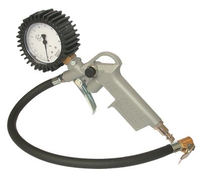 Pistolet de gonflage - Lacmé - modèle universel spécial VL - flexible 35 cm - manomètre 0-10 bars - 305100_1