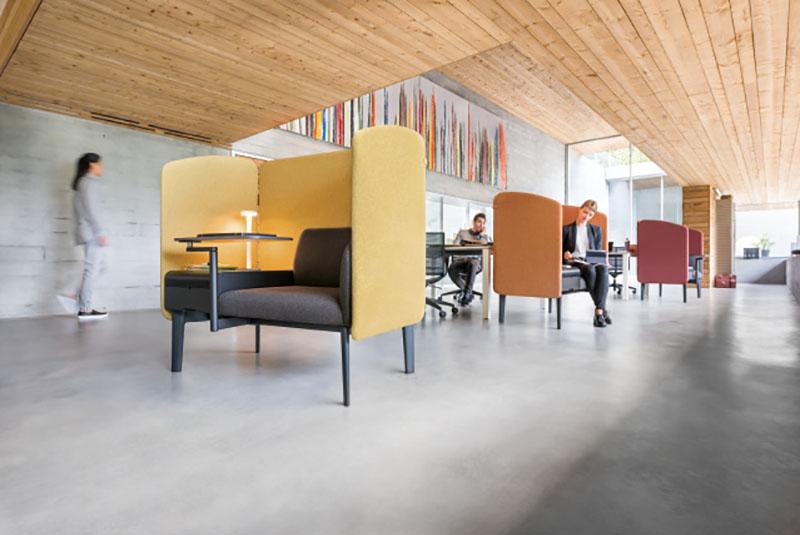 Canapé modulable SE:WORKS - configurations variées pour espaces détente et accueil_1