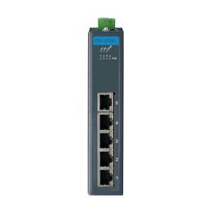 Switch industriel PoE 4 x 10/100Mbps + 1 x 10/100/1000Mbps non administrable - Température -40 ~ 75 °C - Référence: EKI-2705E-1GPI-A - Advantech_1