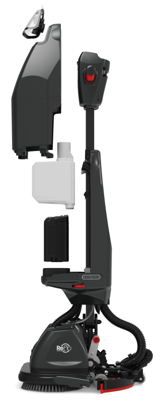 Autolaveuse numatic nu-clean 440nx-rc + batterie + chargeur_1