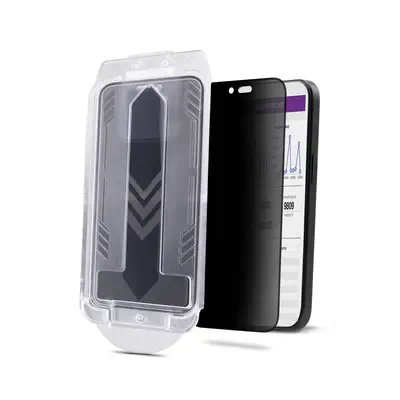 Filtre de Confidentialité pour iPhone 16 Pro Max à  4 Directions et 360°, Supporte l'Orientation_1