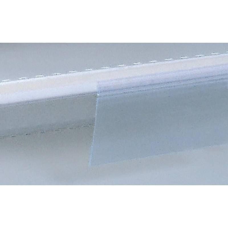 Porte étiquette adhésif transparent - 1000x26mm - fixation durable et résistante, multi-supports_1