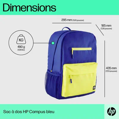 Sac à  dos HP Campus (bleu)_1