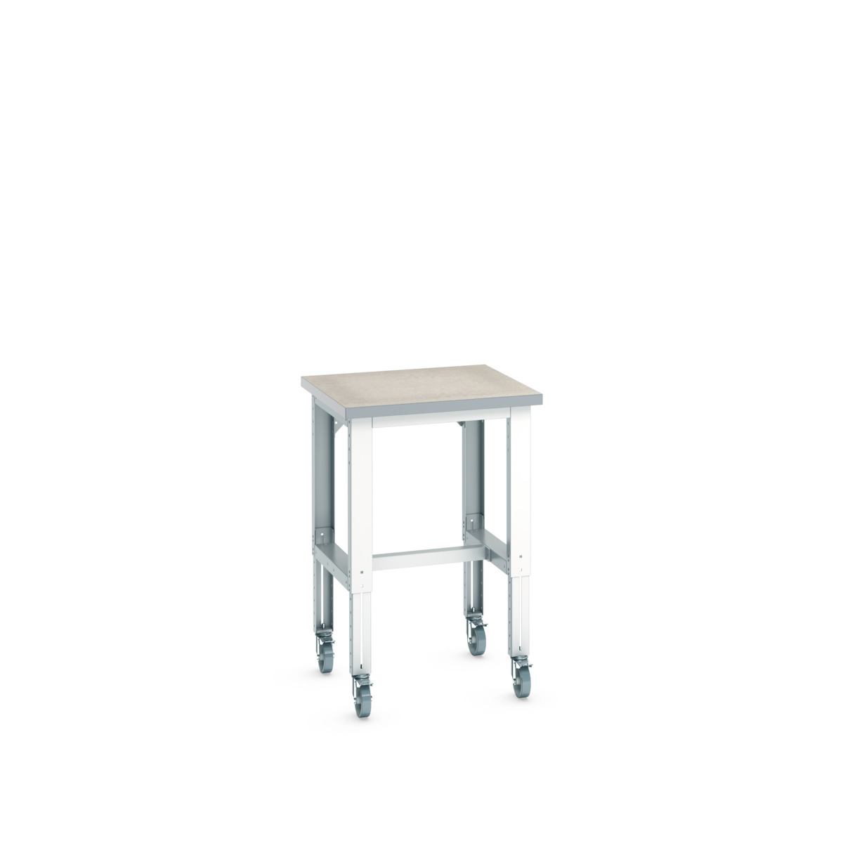 41003267.16V - Desserte d'atelier roulante réglable Cubio Lino - LxPxH 750x750x840-1140mm - RAL 7035_0