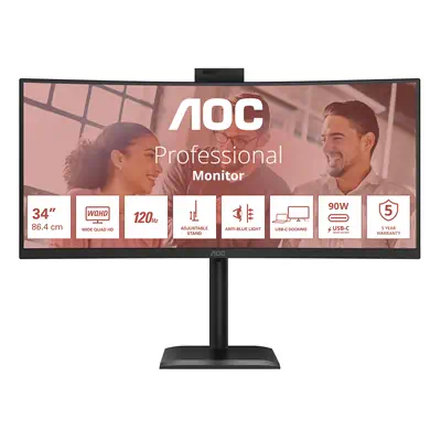 AOC E4 CU34E4CW écran plat de PC 86,4 cm (34