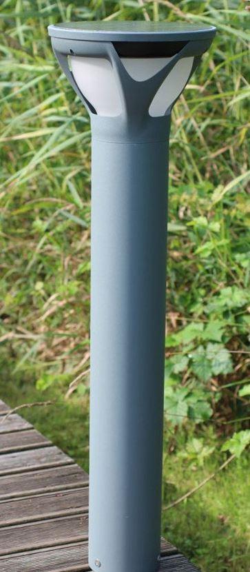 Borne led solaire extérieure à détecteur de mouvements_1