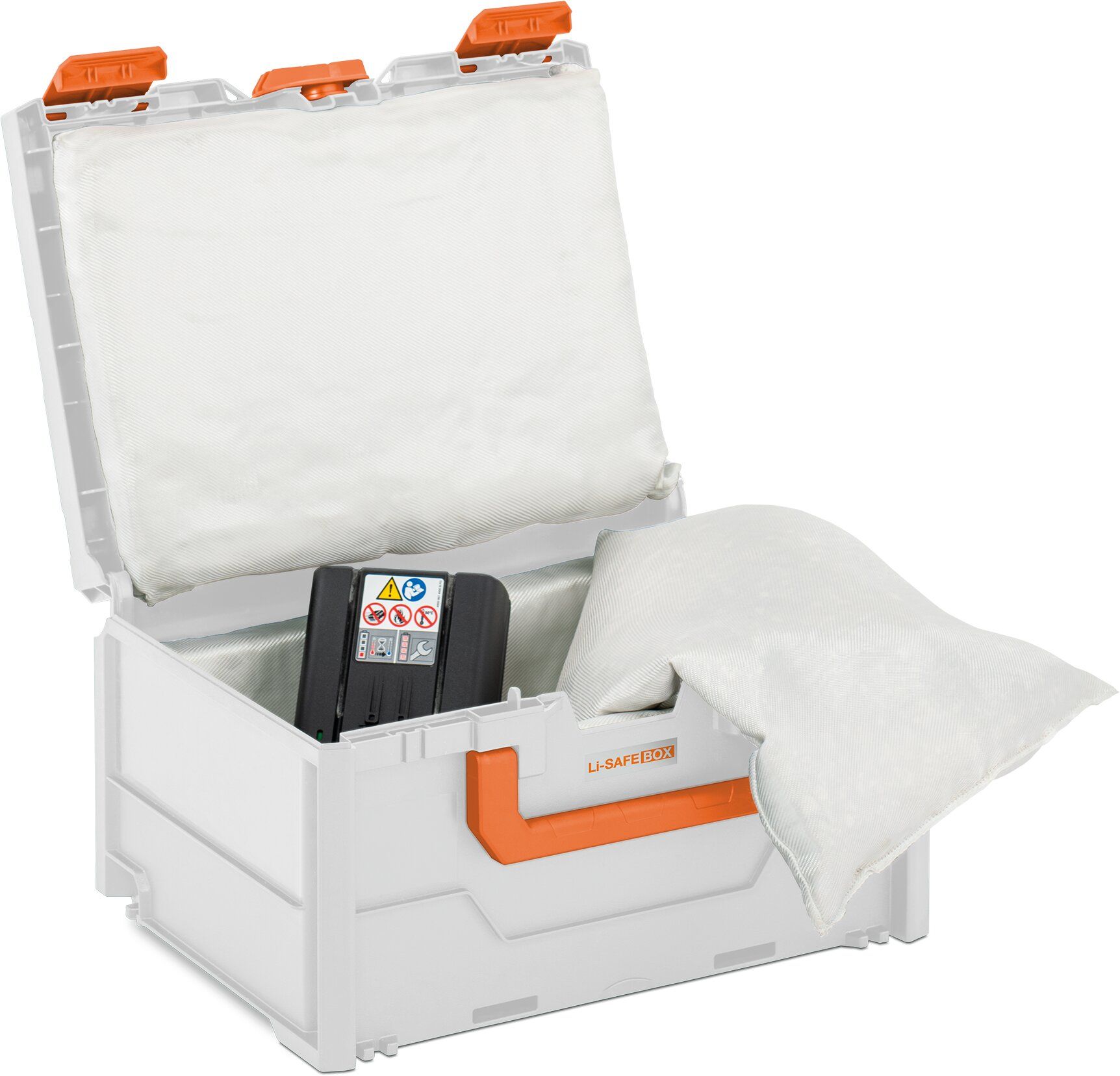 Box verrouillable CEMO pour le stockage et le transport de batteries Lithium- LI-Safe-2-S homologué ADR_1