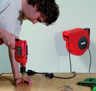 Dévidoir automatique de câble électrique 10 m - 306013_1