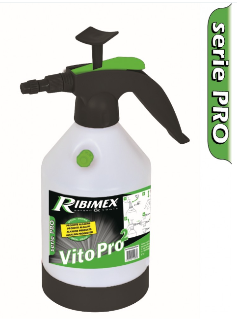 Pulverisateur ribimex 1.5l joint epdm vitopro2 produits alcalins, javel, alcool, acetone_1