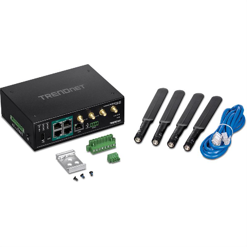 TRENDnet TI-WP100 Industrial PoE+ Router Wireless AC1200 Gigabit_1