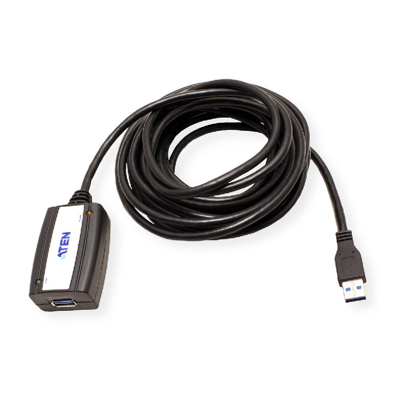 ATEN UE350 Câble d'extension USB 3.0, noir, 5 m_1