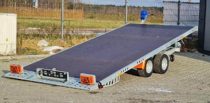 Remorque porte voiture-plateau - Plancher 4,50 X 2,10 M - 2700 KG - TA-NO GRAVITY LOW 27.45_1
