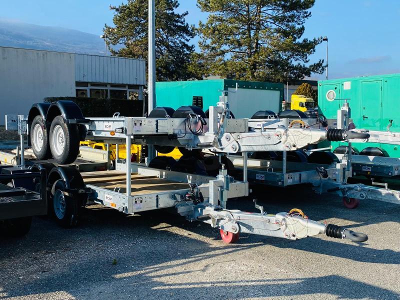 ECIM remorque porte engins 2 essieux 3t5 neuve_1