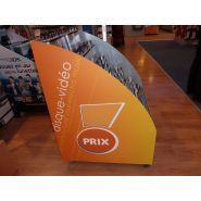 Gradin de présentation pour livres - Présentoir multimédia et culturels - Agencement magasin et boutique_1