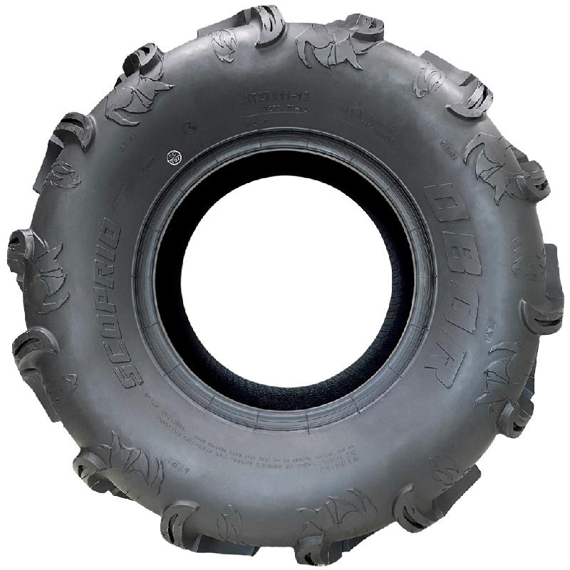 27x11.00-12 Pneus ATV 275/70-12 6ply WU24 OBOR Scoprio 56J Road Legal (Lot de 3)_1