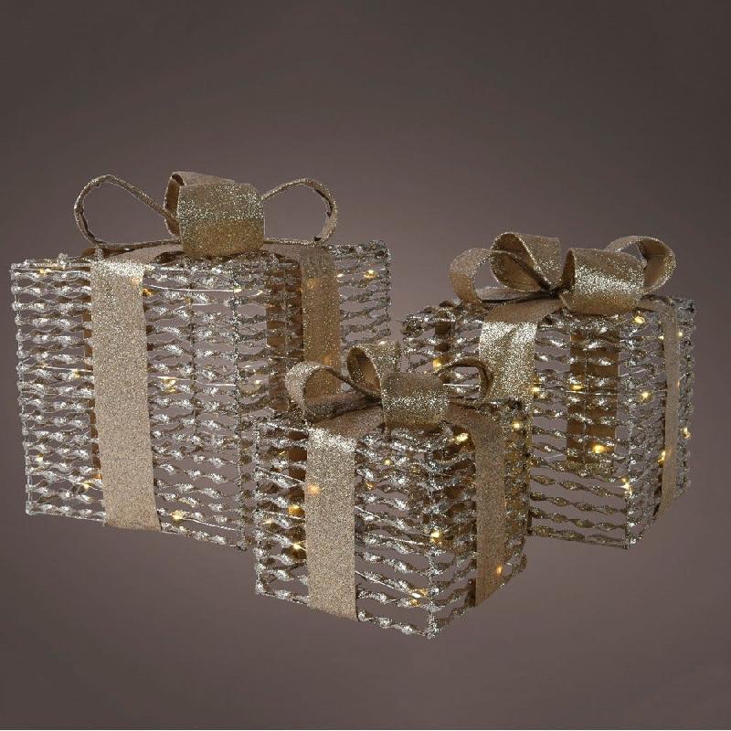 Cadeaux lumineux or 15+20+25cm - par 3_1