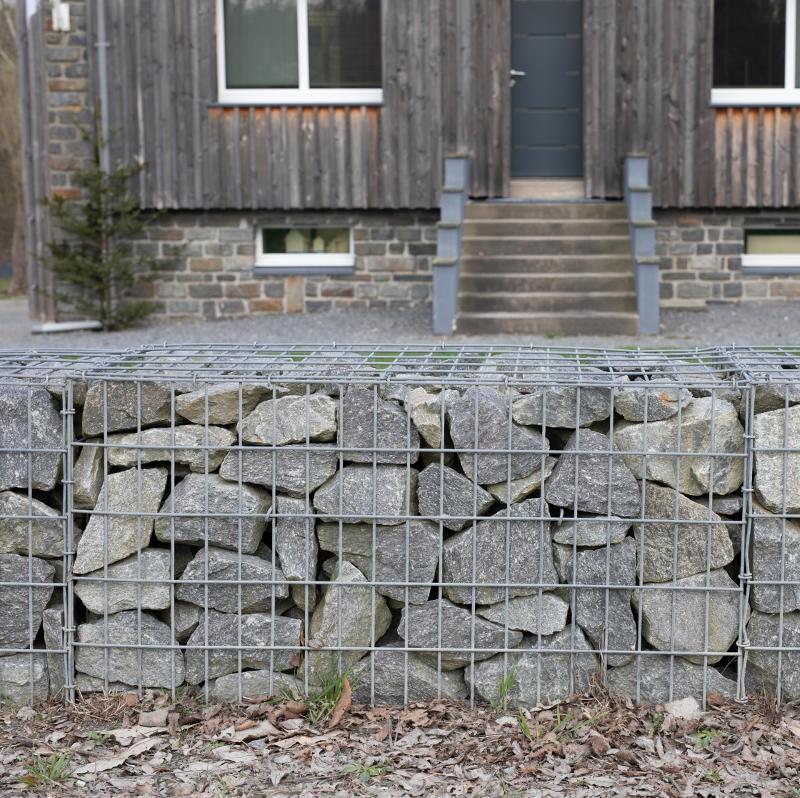 Gabions gris-bleu - roche concassée - bloc paysager - My Gravier_1