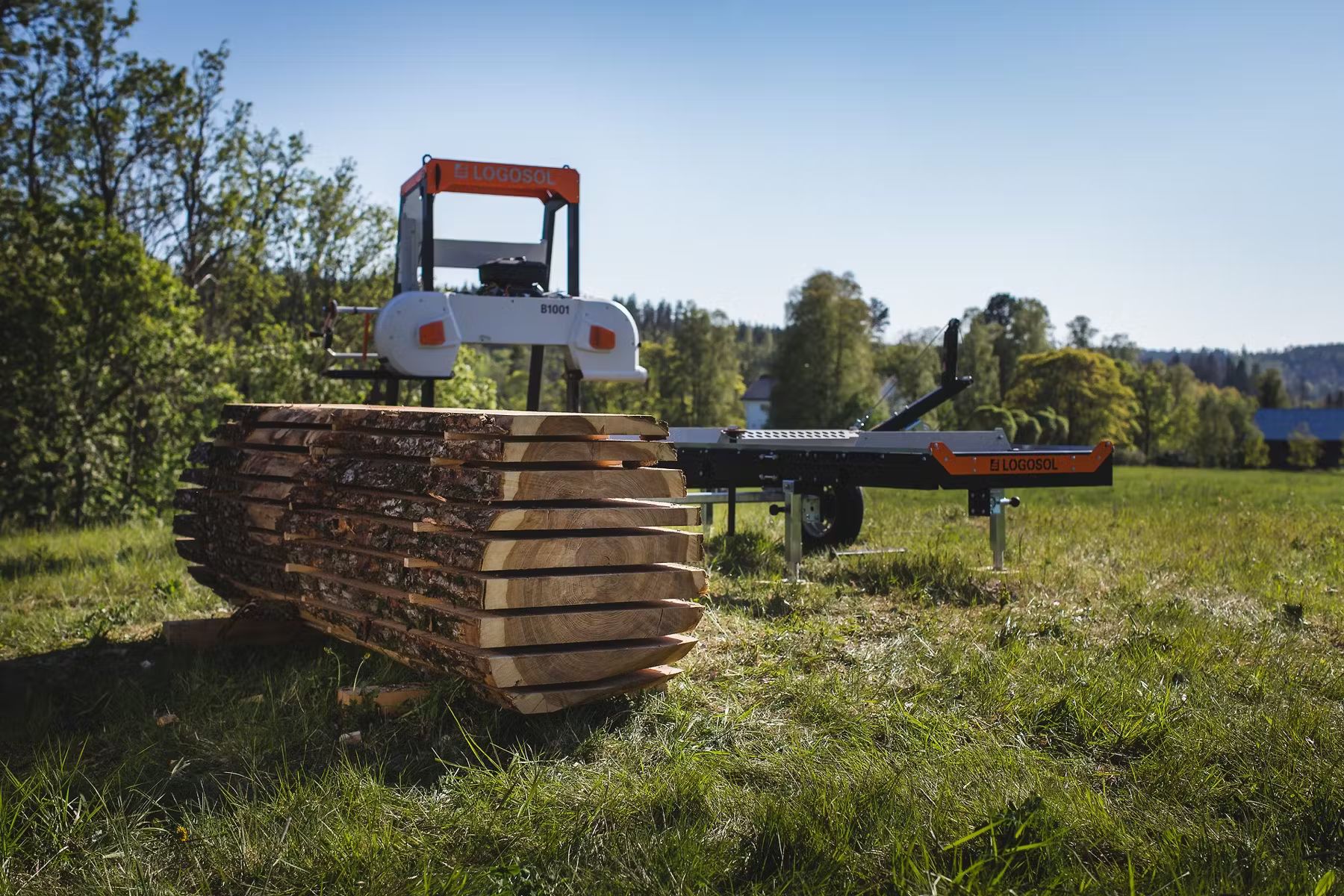 Scieries à ruban B1001 CutSet (Manuelle) thermique ou éléctrique - LOGOSOL_1