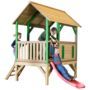 40900 - Structures de jeux combinées en bois Akela avec toboggan et escalier - Gamm Vert - Poids : 103 kg_1