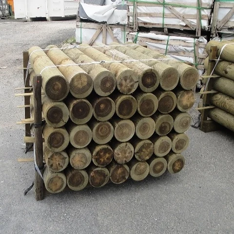 Borne Rondin bois 120 ou 140 mm_1