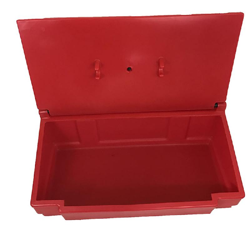 Lot de 10 bacs à sable-sel avec pelle - 50L - Polyéthylène haute densité - Anti-UV et recyclable_1