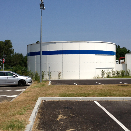 Réservoir boulonné d'eaux usées - Blue Tank - Adapté pour stations d'épuration - Capacité jusqu'à 10 000 m3_1