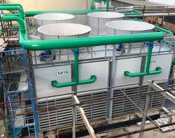 Tour de refroidissement modulaire PMM avec ventilateur axial pour centrales nucléaires, thermiques et géothermiques - Haute efficacité et modularité_1