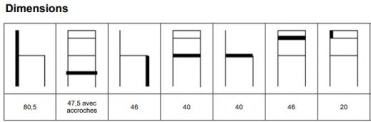 Lot de 2 Chaises Pliantes Accrochables en Acier Sind - Référence 8515 SR S - Classée M0 et laqué noir_1