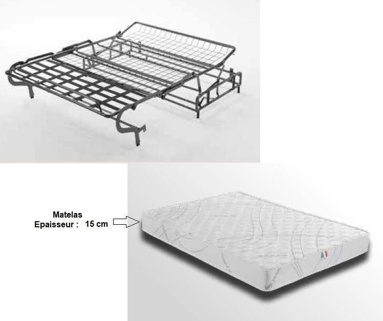Matelas STELLA épaisseur 15 cm compatible canapé convertible express 140 x 190 cm_1