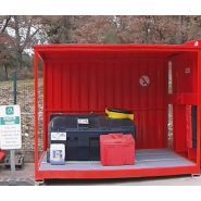 Abri pour cuve à huiles minérales sur rétention_1