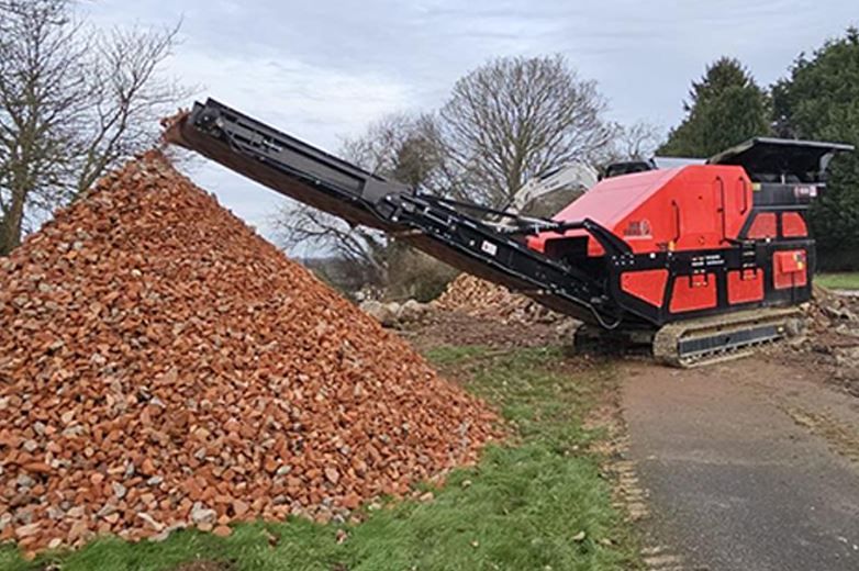 Concasseur  à mâchoires avec trémie vibrante hydraulique - 8000 RED RHINO_2