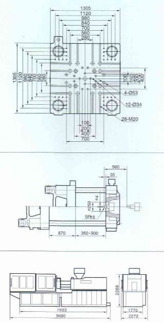 HX 626 - Machines pour injection plastique - Hysion - Capacité d'injection cm3 - Technologie de transmission hydraulique avancée_1