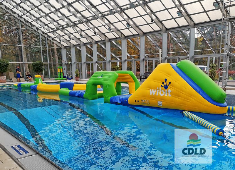 Parcours gonflable aquatique et sportif - Wibit Fitness Track - Réf : A4532_1