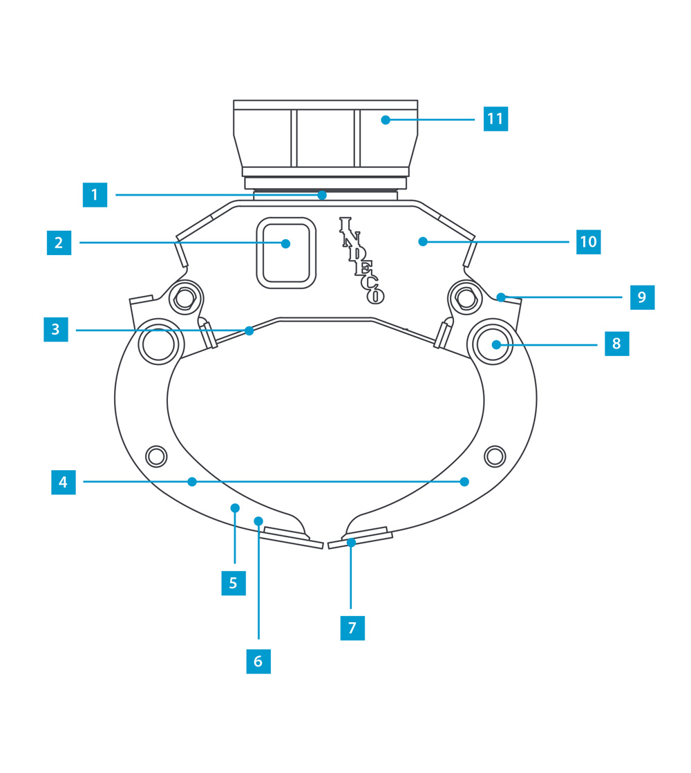 Pinces multi grab IMG 600T - Indeco Ind. Spa - Outils de démolition et manutention_1