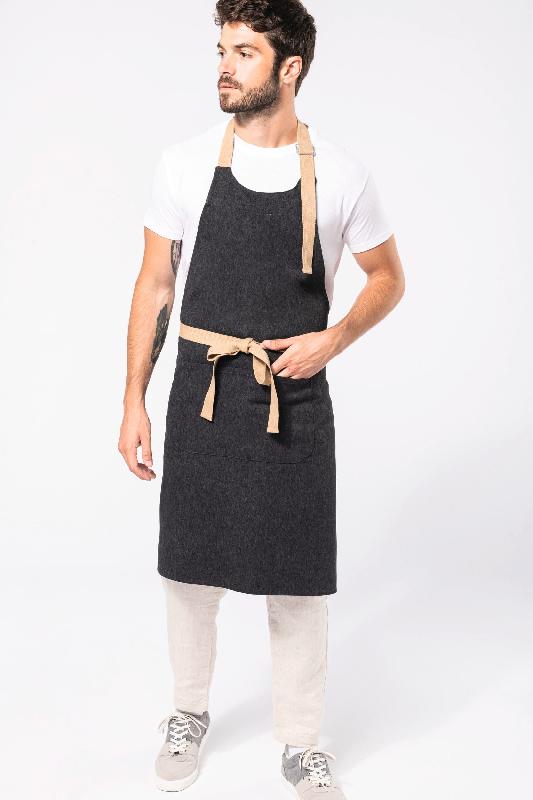Tablier écoresponsable unisexe Kariban - Réf: K8013 - Coton et polyester recyclés - Plusieurs coloris_1