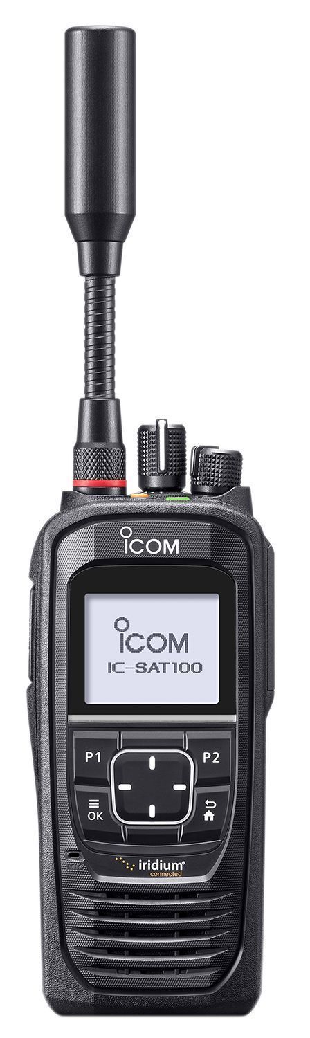 Talkie-walkie ptt satellite icom sur réseau satellite iridium : ic-sat100_1