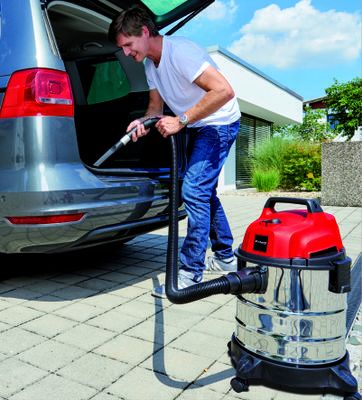 Aspirateur à eau et poussière TC-VC 1820 S Kit - Einhell - Cuve inox 20L avec accessoires complets_1
