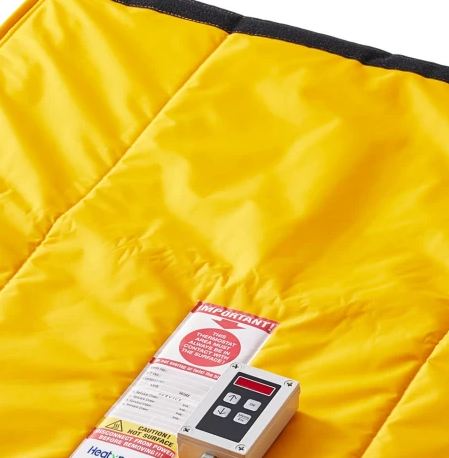 Couverture Chauffante Industrielle - 1000x1000 mm - Régulation numérique et durabilité_1