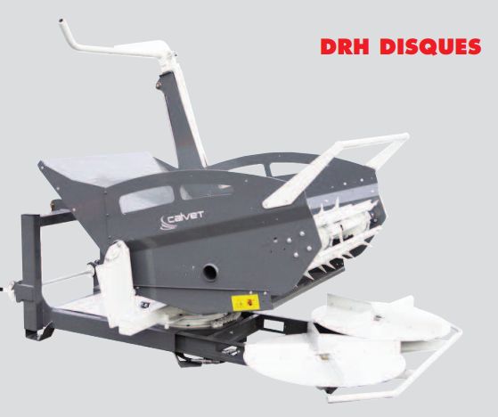 Dérouleuse pailleuse Calvet avec système de distribution adaptable