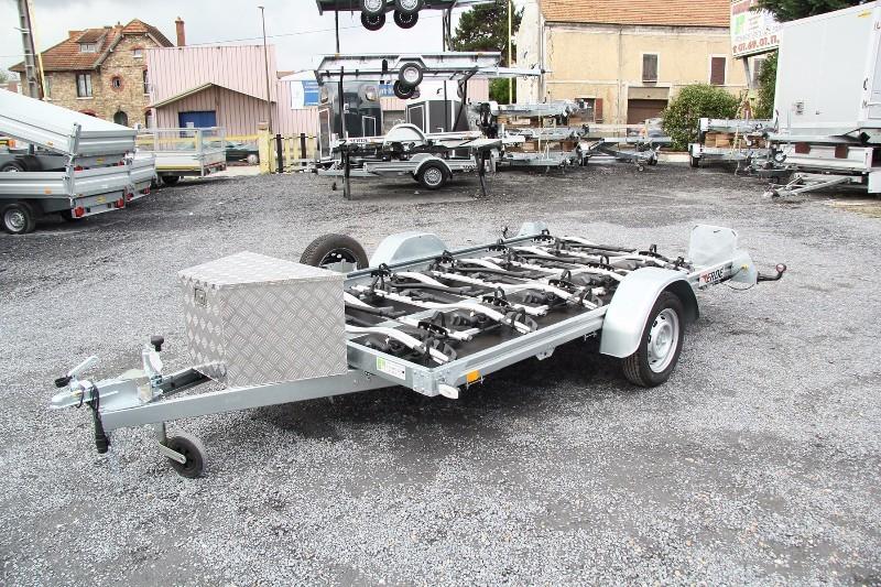 Remorque pour 10 vélos - Erde Expert PLM 170 - Plateau polyvalent, fabrication française_1
