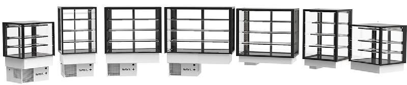 Vitrine neutre INTEGRA Drop-In - L 1200 | Sayl Barcelona - Accès avant et arrière_1