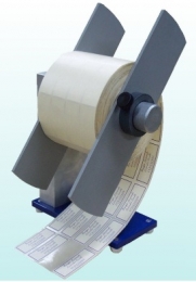 Dérouleur enrouleur d'étiquettes motorisé - laize jusqu'à 220mm - simple ou double sens_1